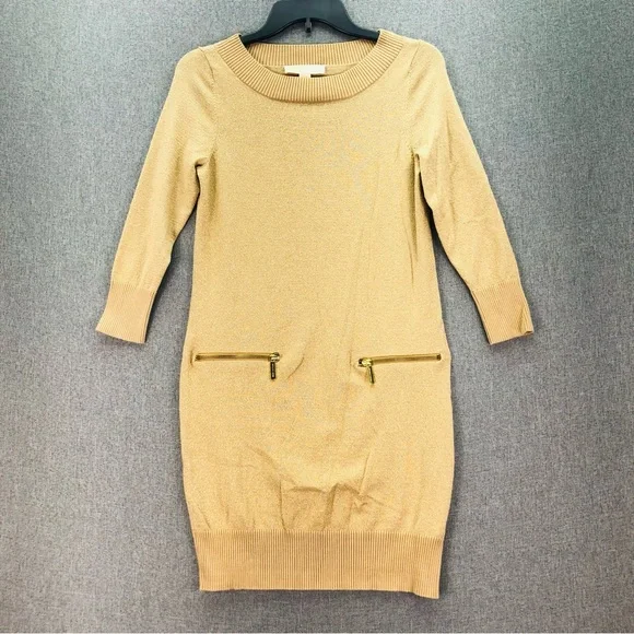 Michael Kors | Dresses | Michael Kors Womens Shimmery Sweater Dress Size S  | Poshmark